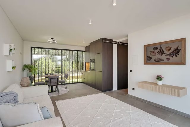 Open plan living area